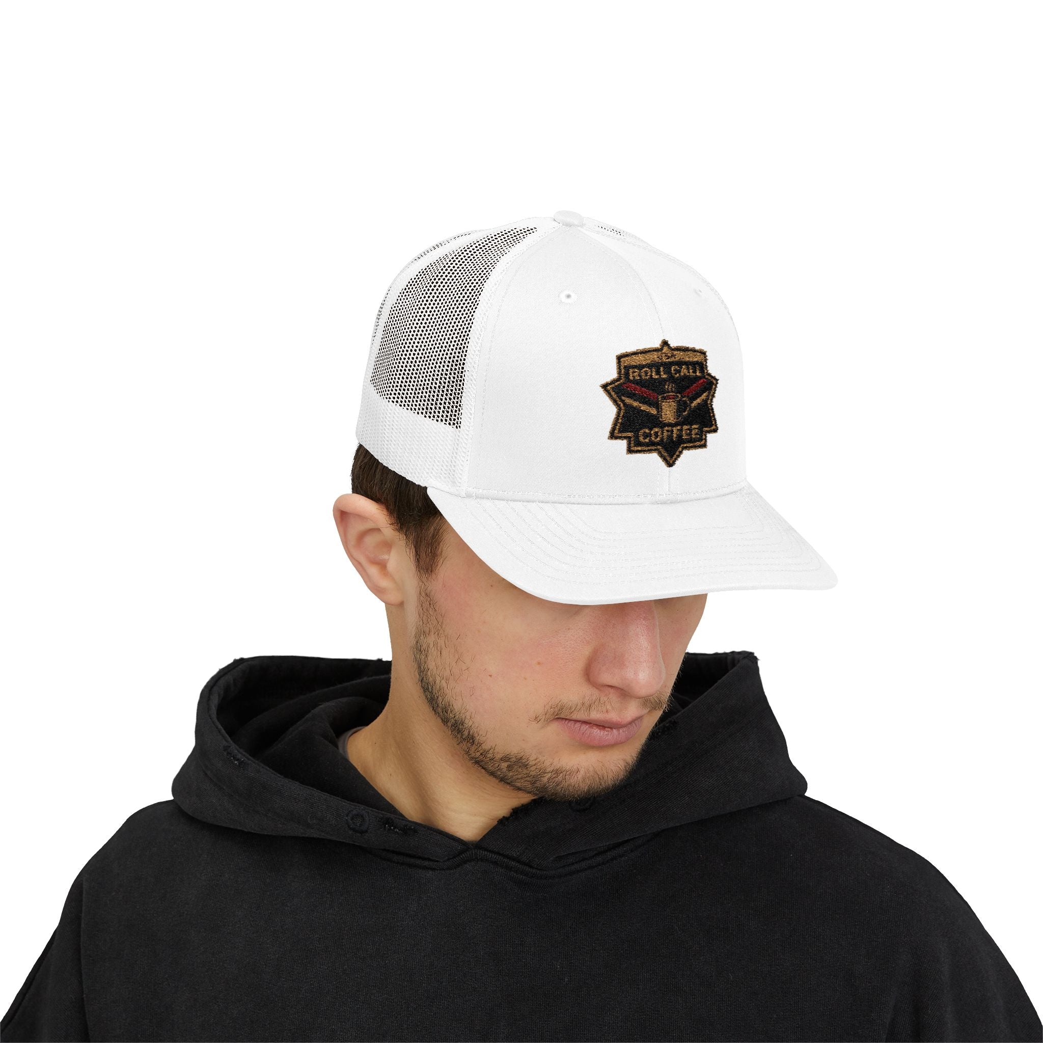 Logo Embroidered  Trucker Cap