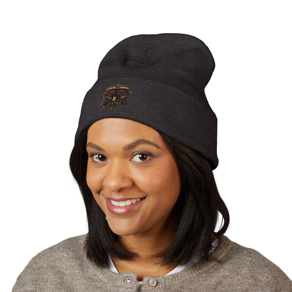 Cuffed Embroidered Beanie