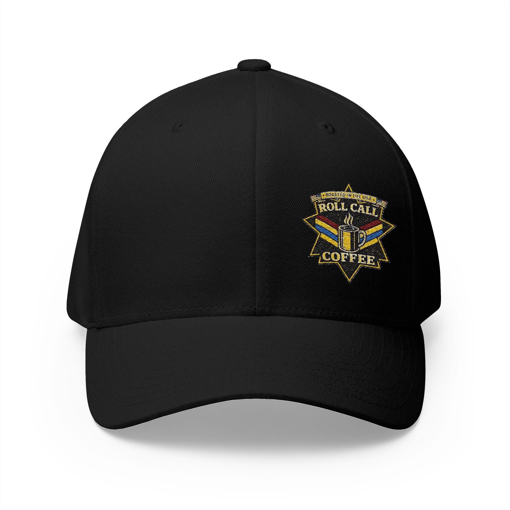 Roll Call Coffee Embroidered Cap — First Responders Support Hat