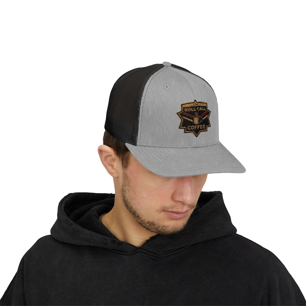 Logo Embroidered  Trucker Cap