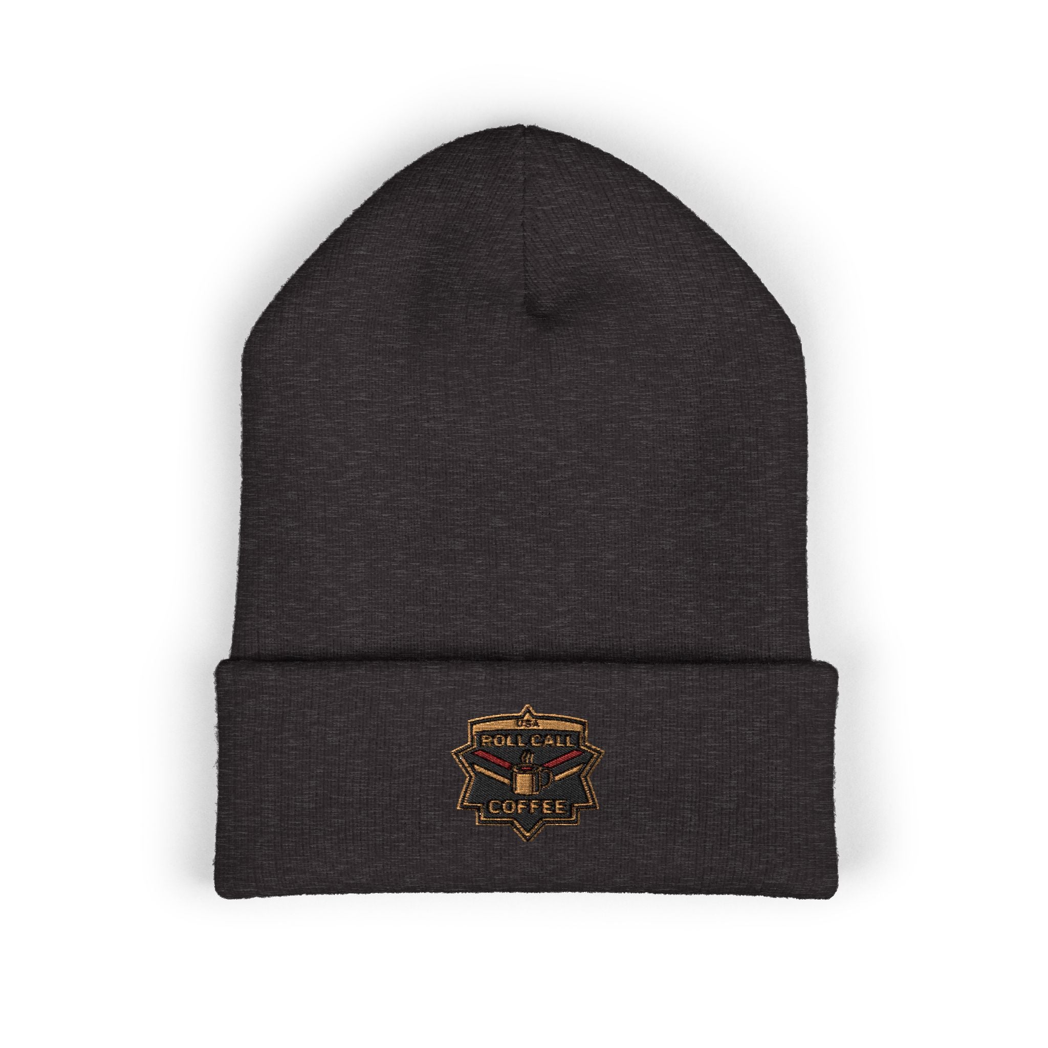 Cuffed Embroidered Beanie