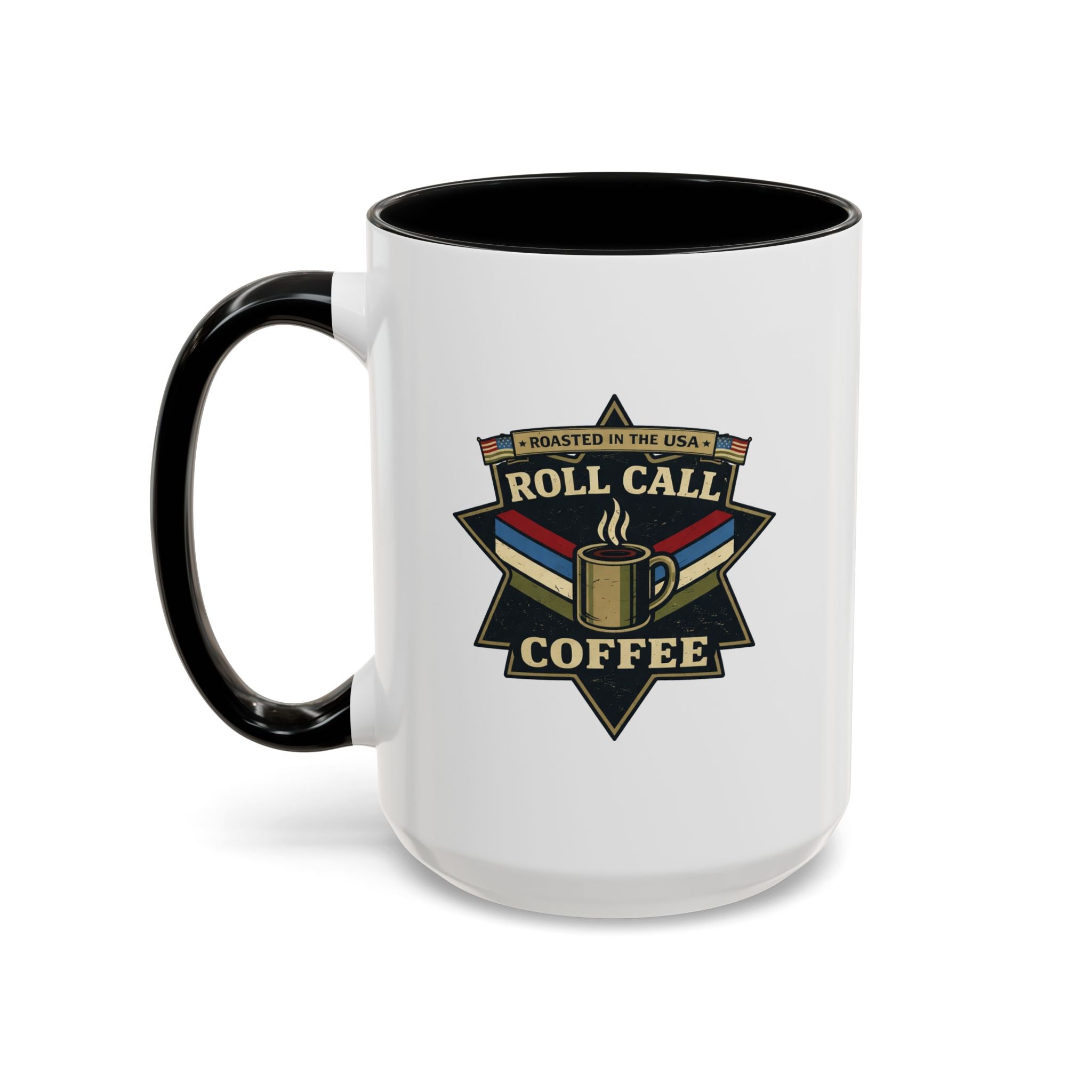 Roll Call Coffee Accent Mug — First Responders Support Coffee Mug (11/15oz)