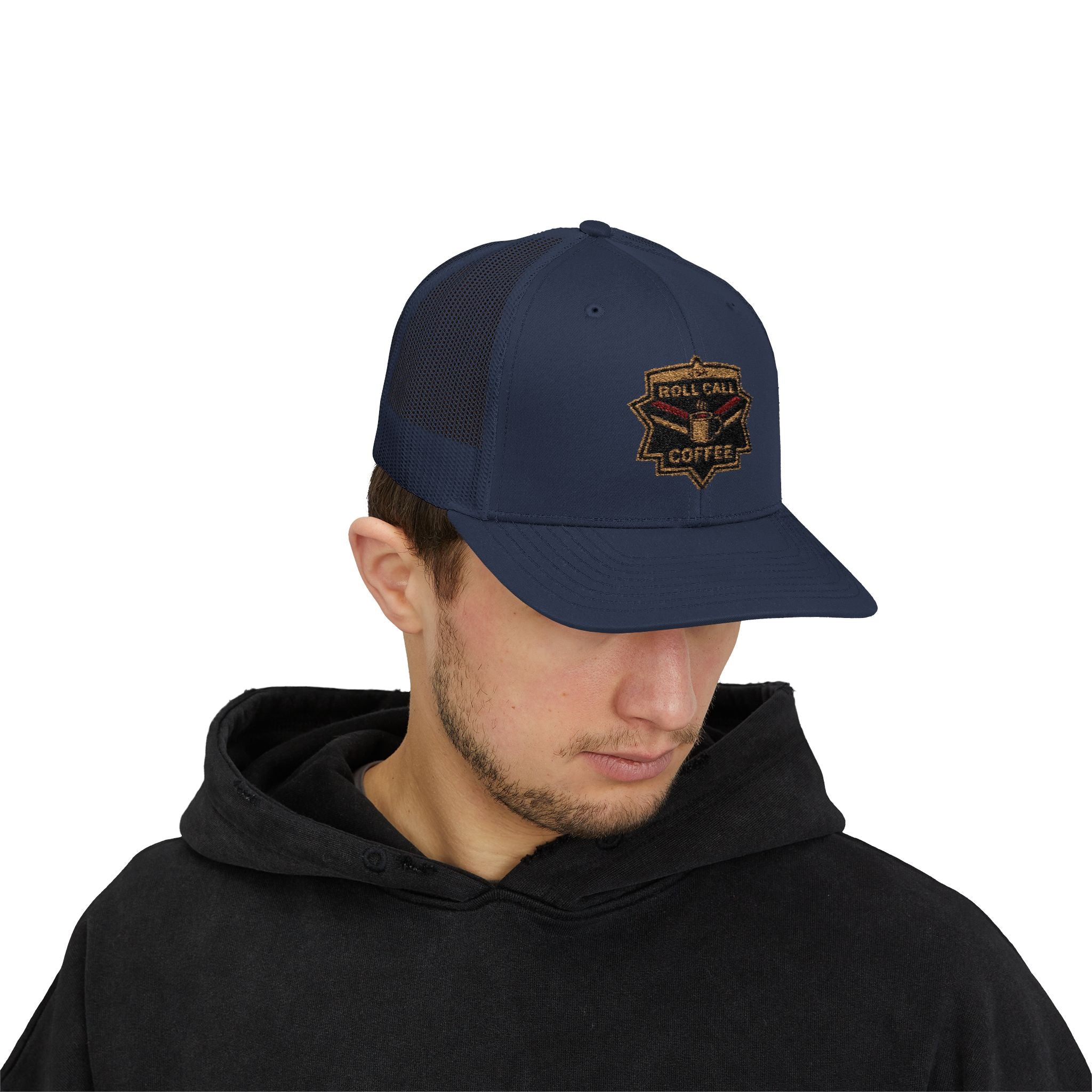 Logo Embroidered  Trucker Cap