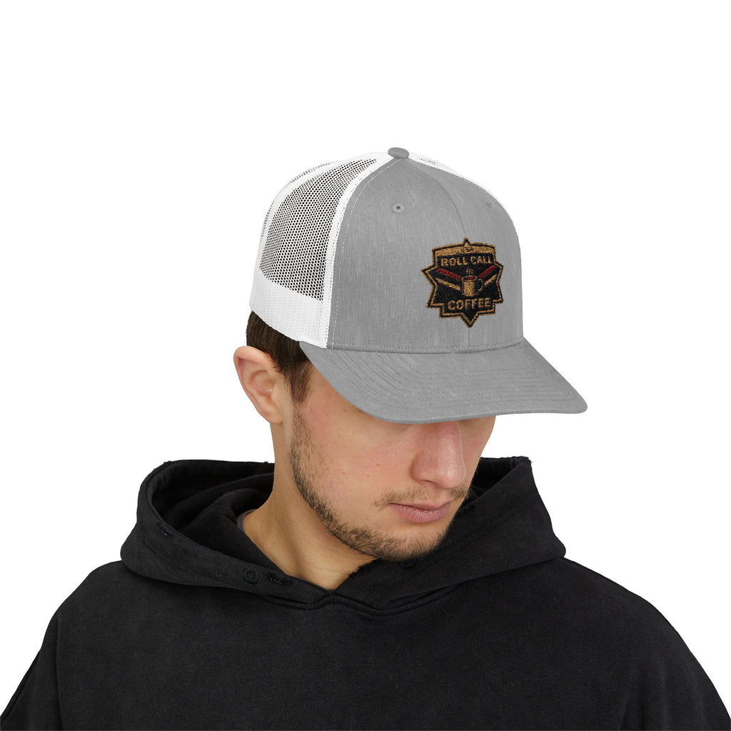 Logo Embroidered  Trucker Cap
