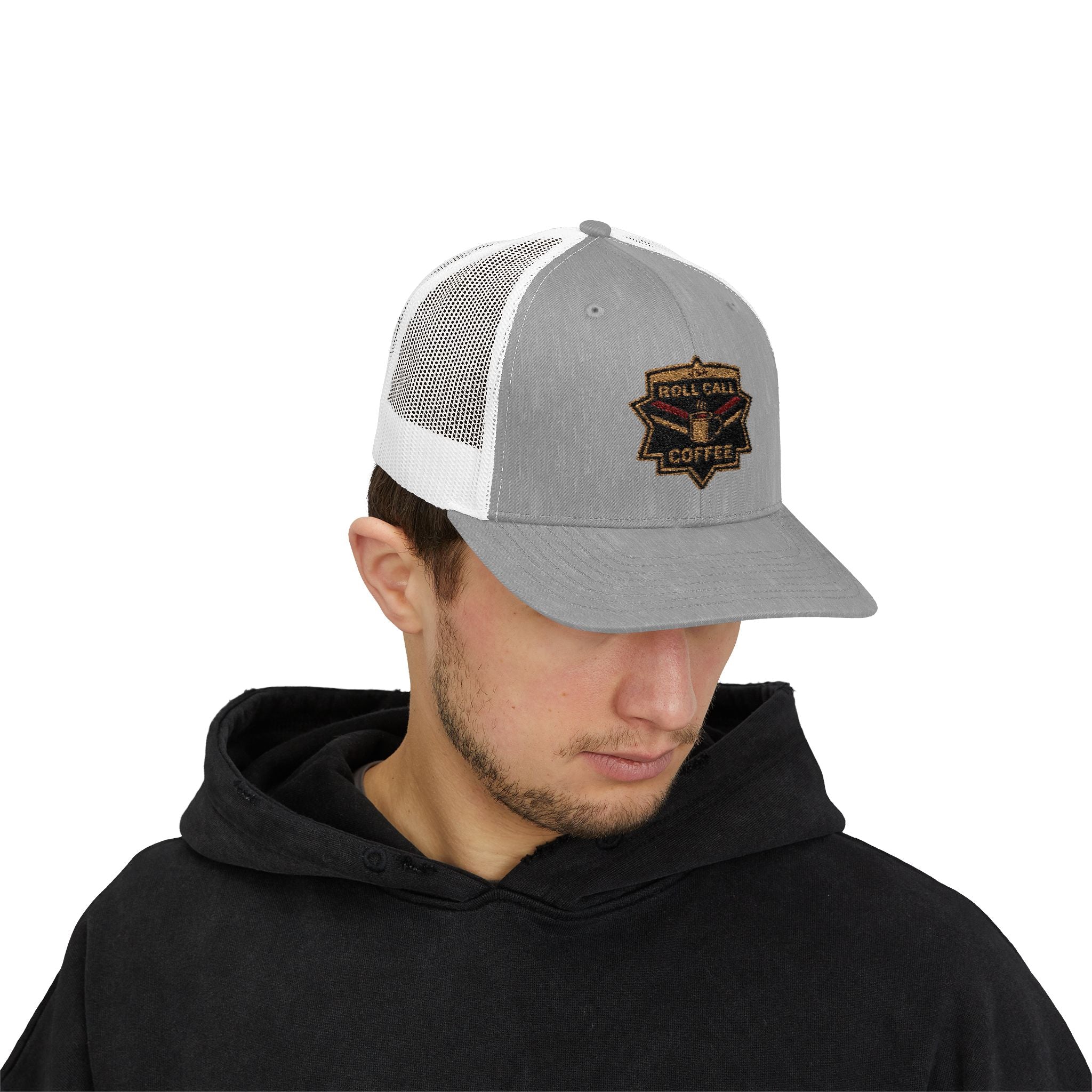 Logo Embroidered  Trucker Cap