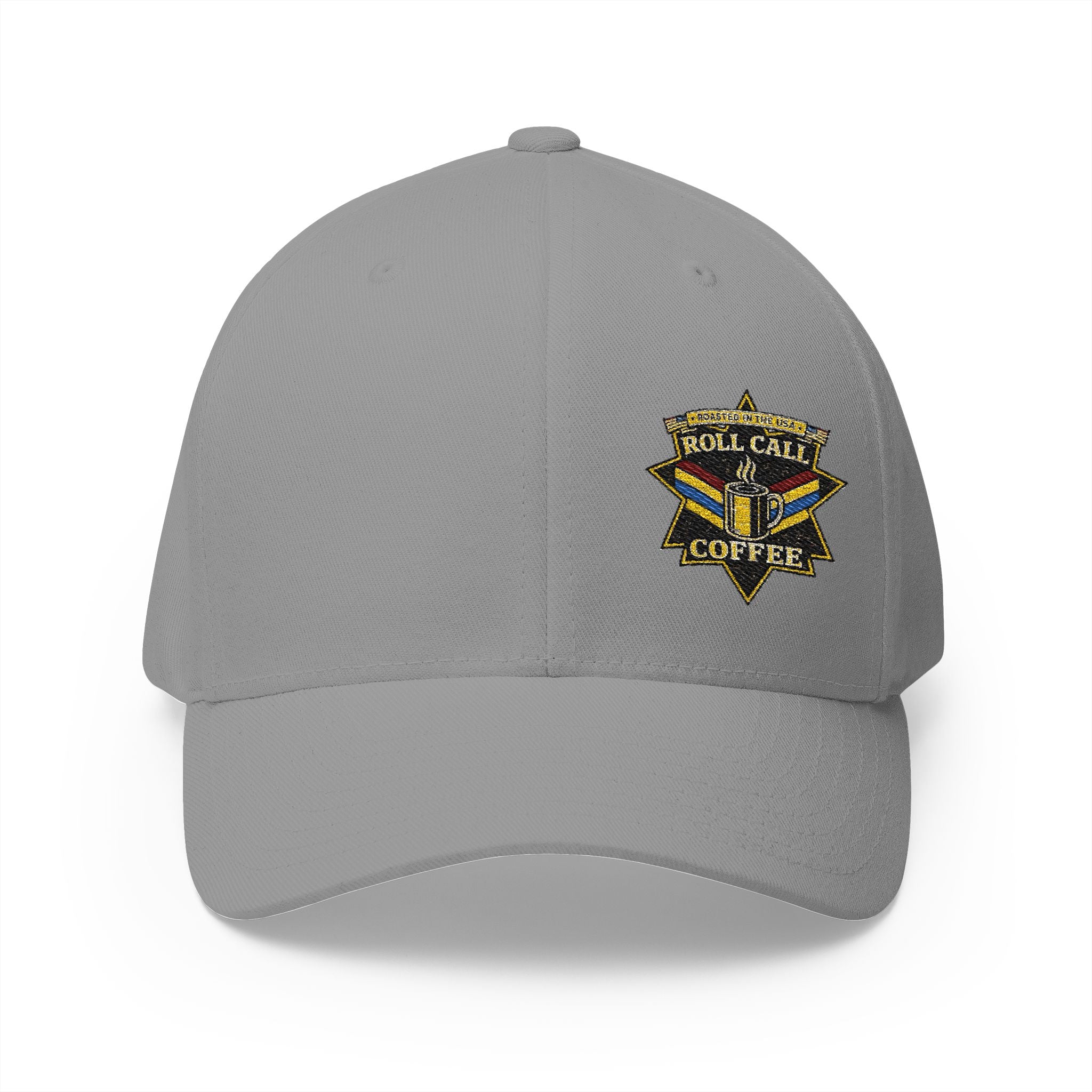 Roll Call Coffee Embroidered Cap — First Responders Support Hat