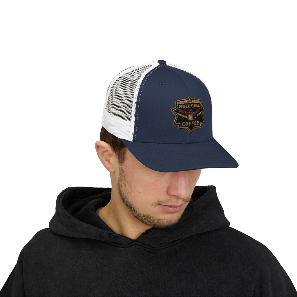 Logo Embroidered  Trucker Cap