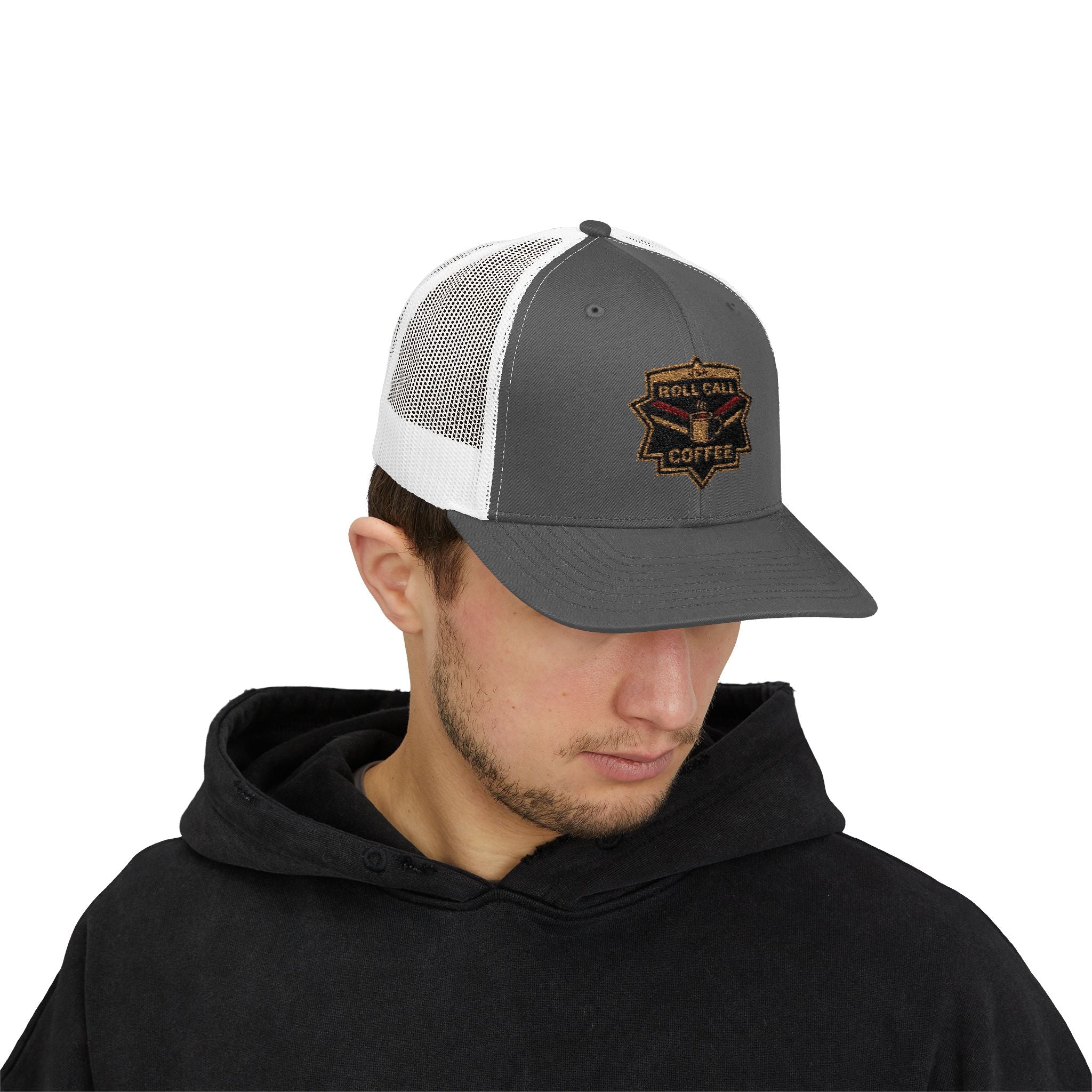 Logo Embroidered  Trucker Cap
