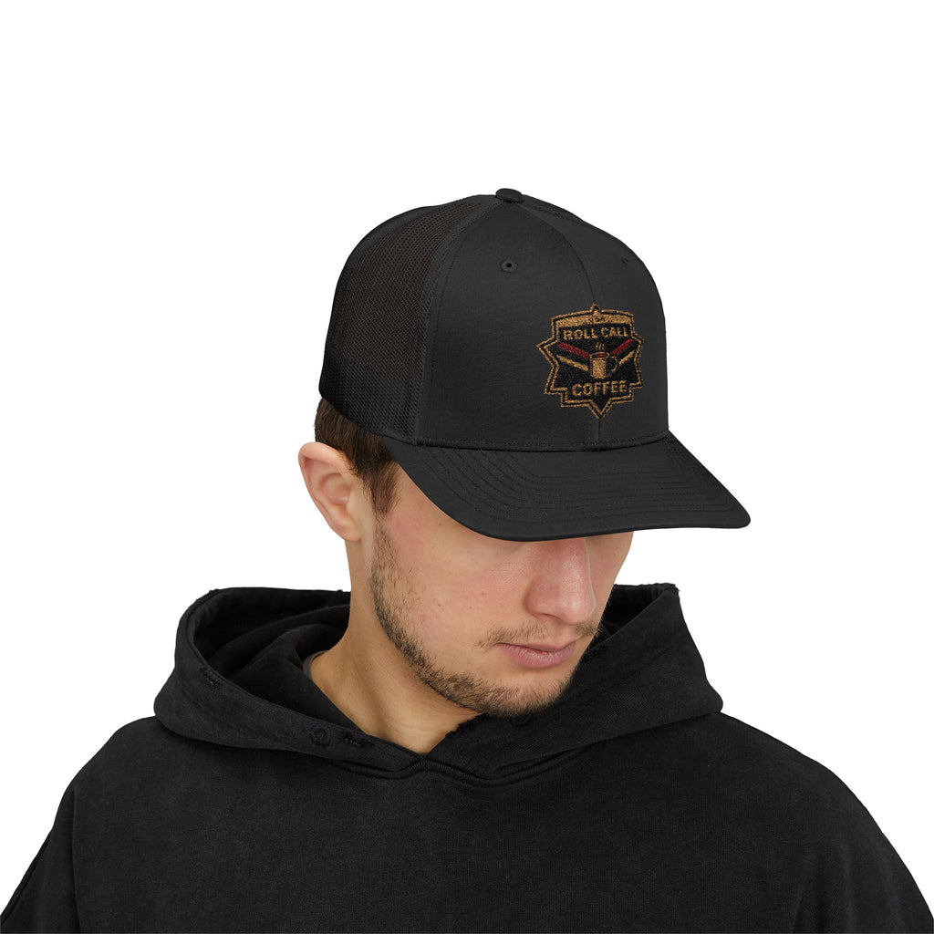 Logo Embroidered  Trucker Cap