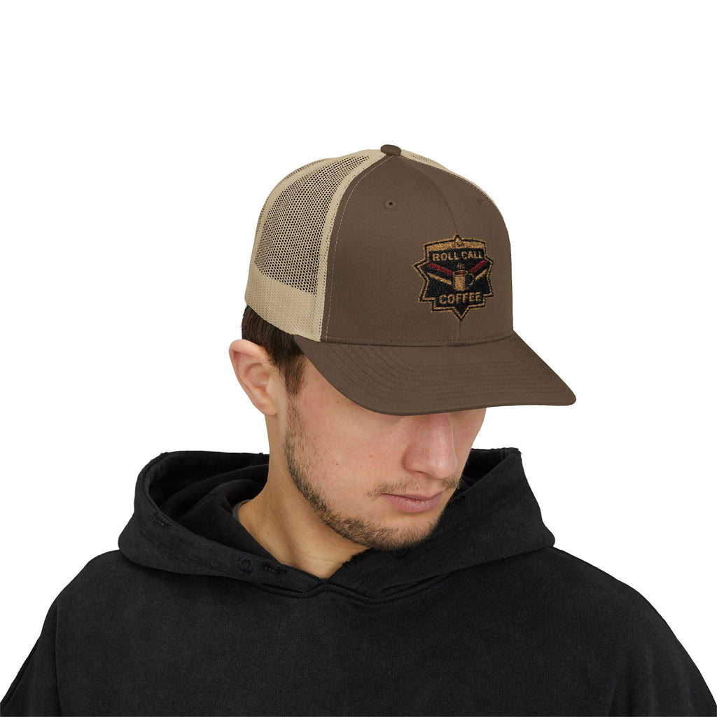 Logo Embroidered  Trucker Cap