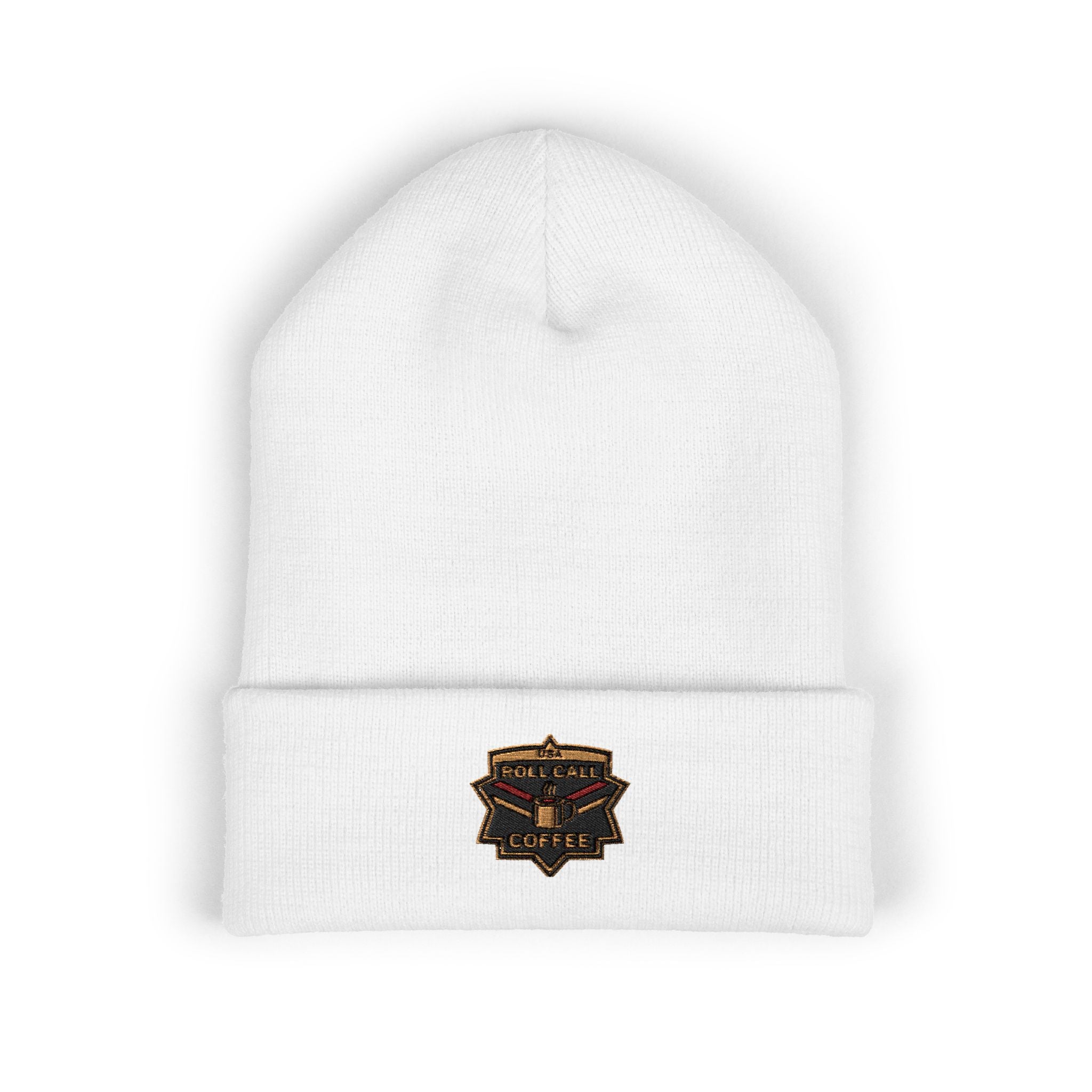 Cuffed Embroidered Beanie