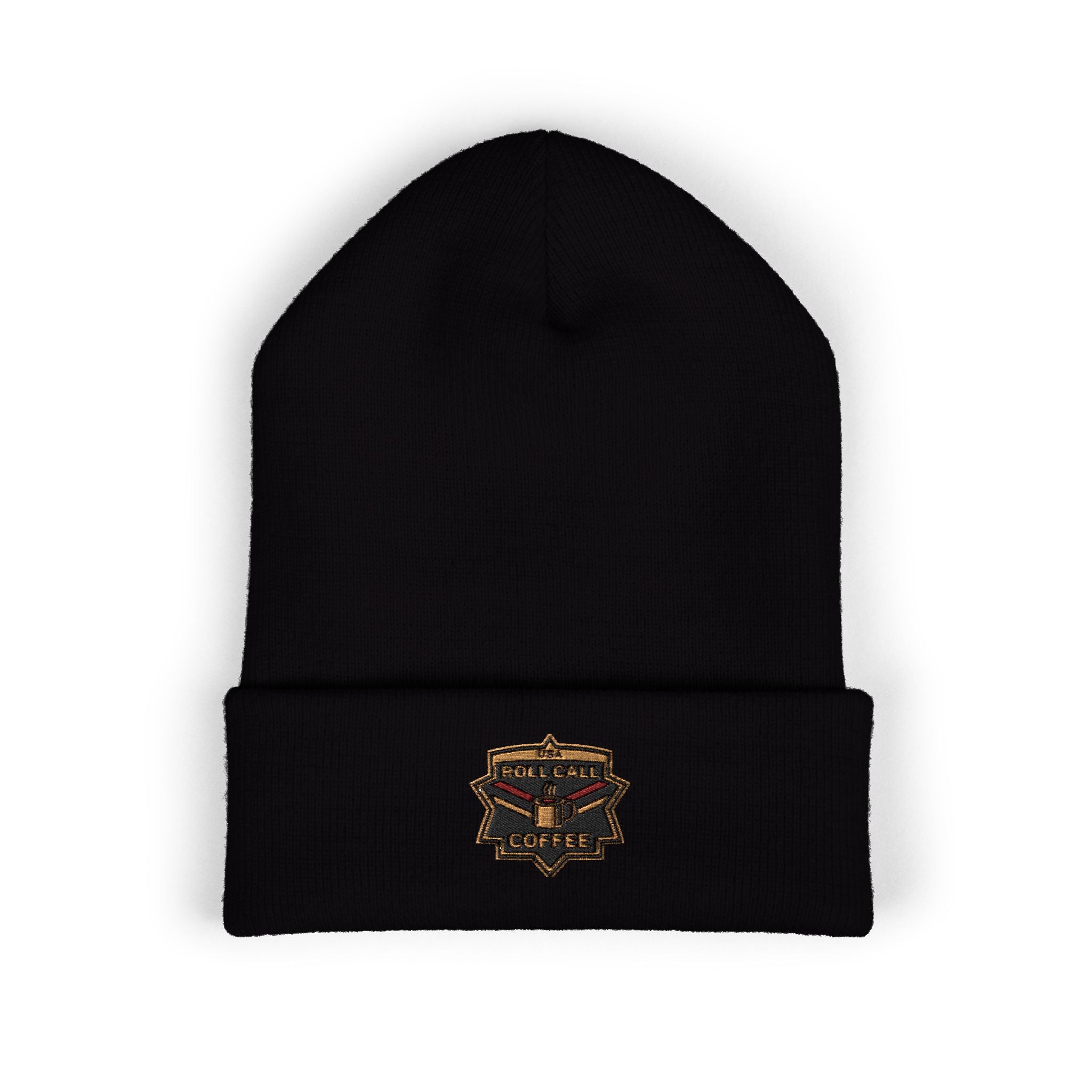 Cuffed Embroidered Beanie