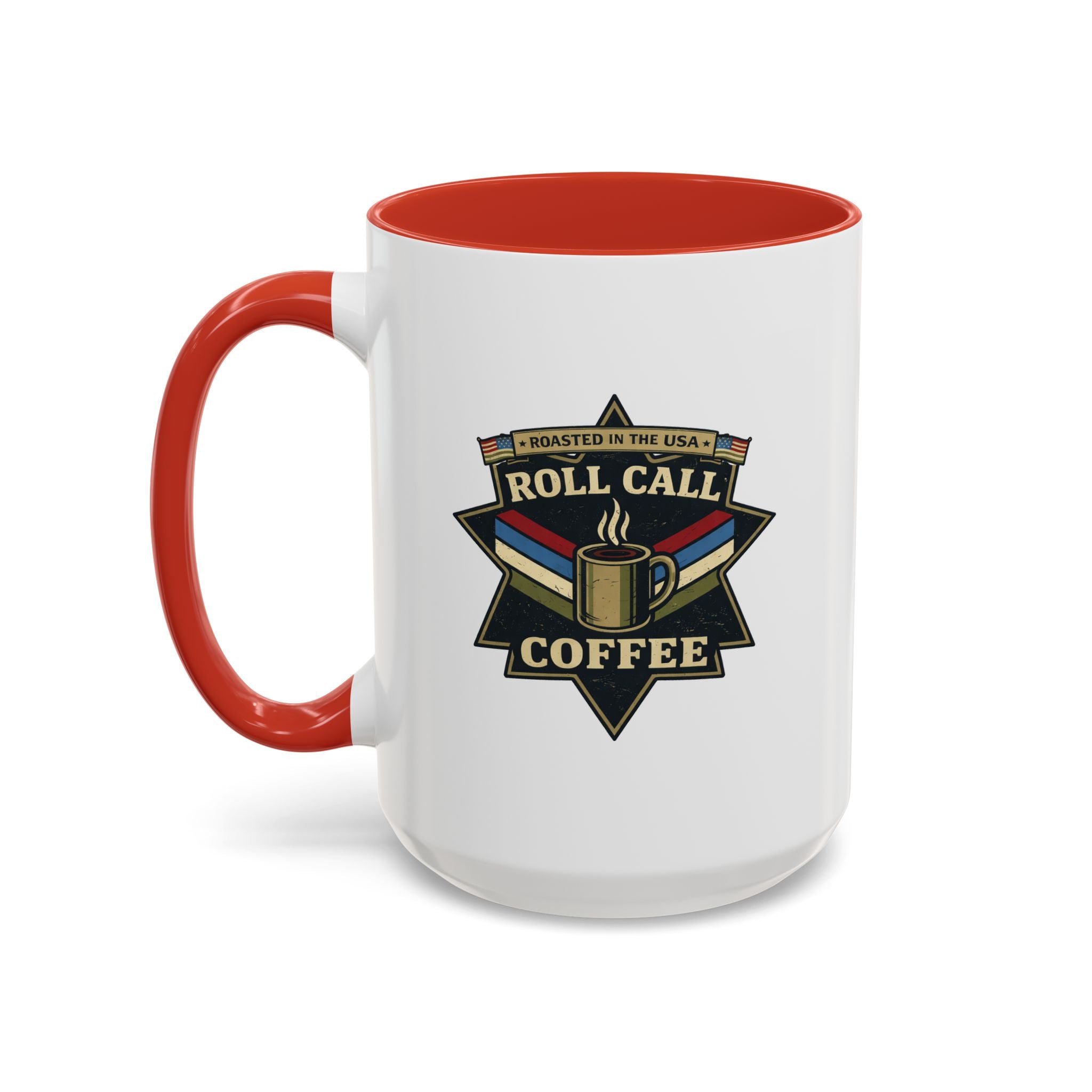 Roll Call Coffee Accent Mug — First Responders Support Coffee Mug (11/15oz)