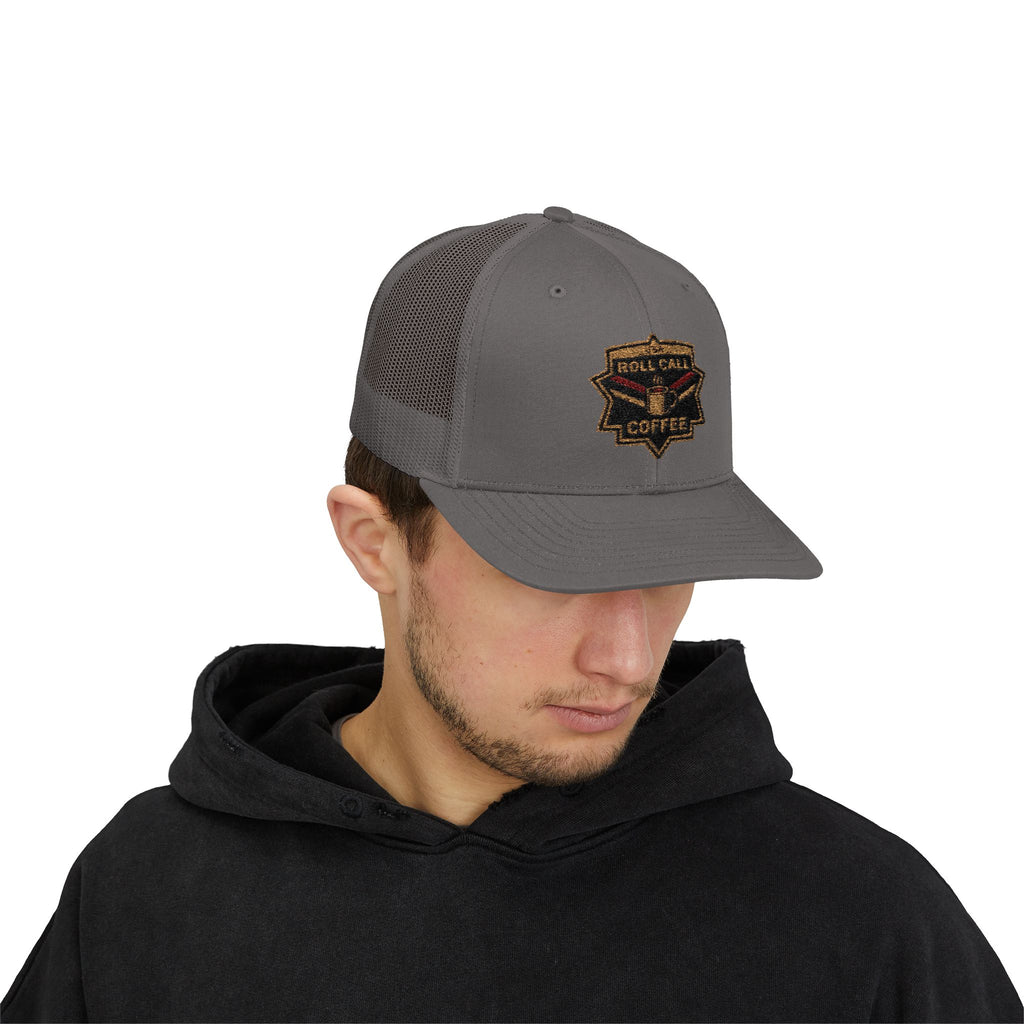 Logo Embroidered  Trucker Cap